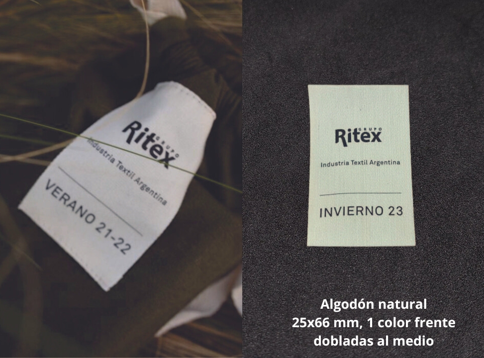 Etiquetas en algodón by Printmax SRL